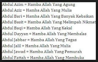 Detail Contoh Nama Bayi Laki Laki Islami Nomer 20