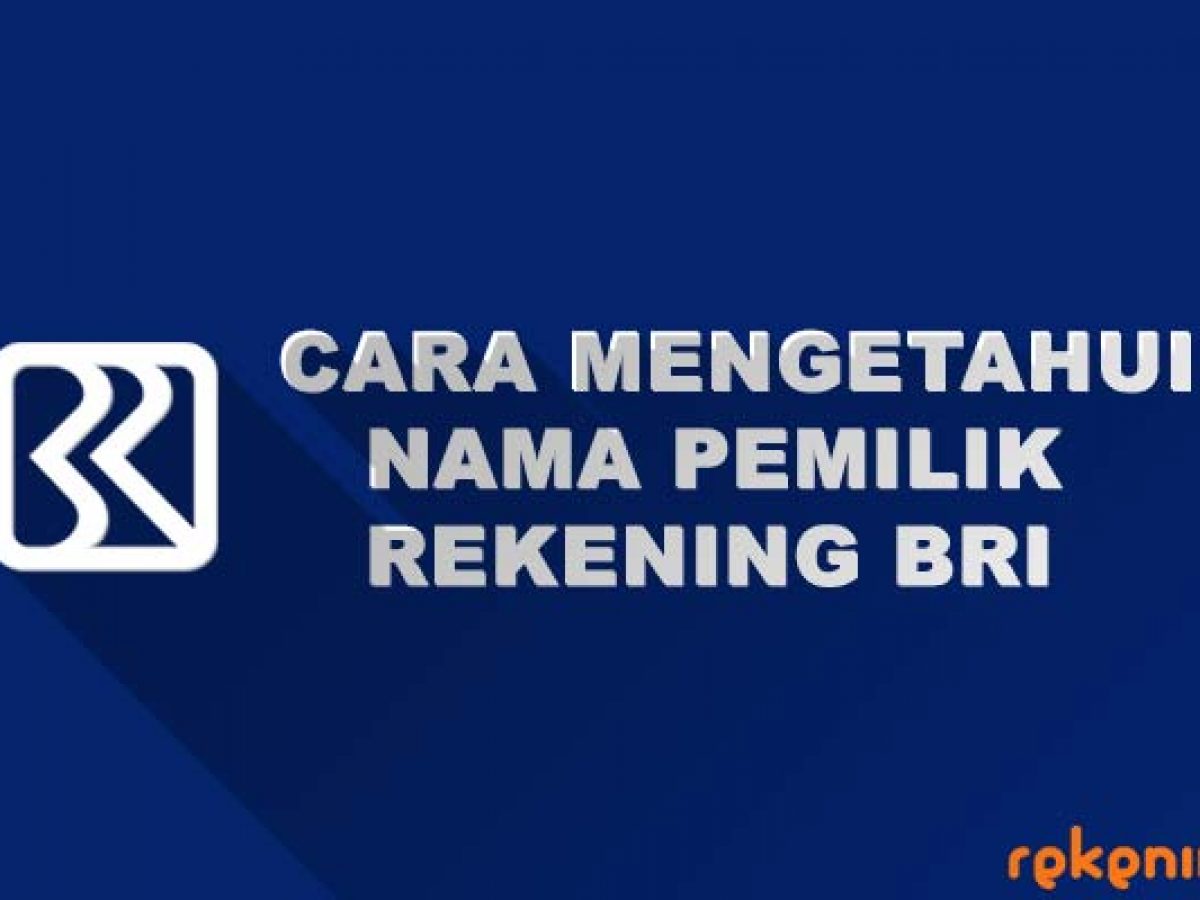 Detail Contoh Nama Rekening Nomer 41