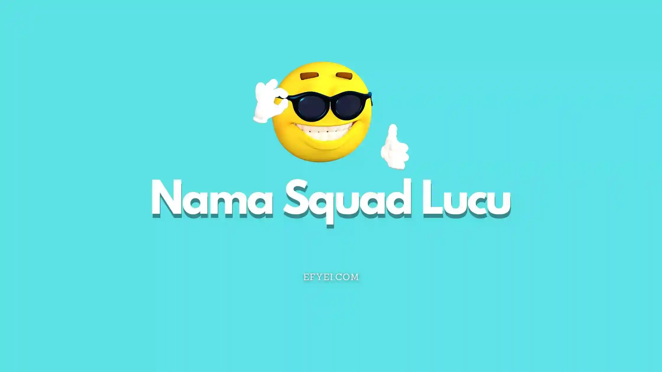 Detail Contoh Nama Squad Nomer 30