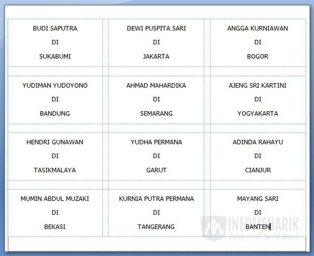 Contoh Nama Undangan Yang Benar - KibrisPDR