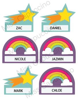 Detail Contoh Name Tag Anak Tk Nomer 2