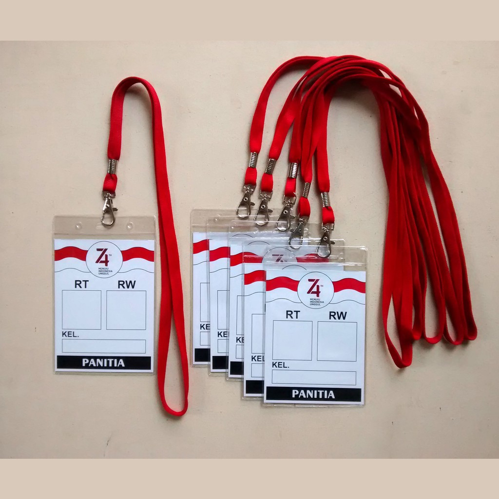 Detail contoh name tag panitia koleksi nomer 46