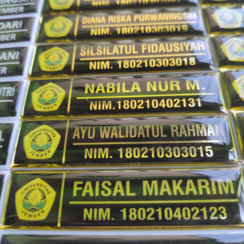 Detail Contoh Name Tag Sekolah Nomer 22