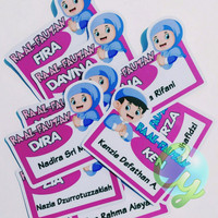 Detail Contoh Name Tag Unik Nomer 45