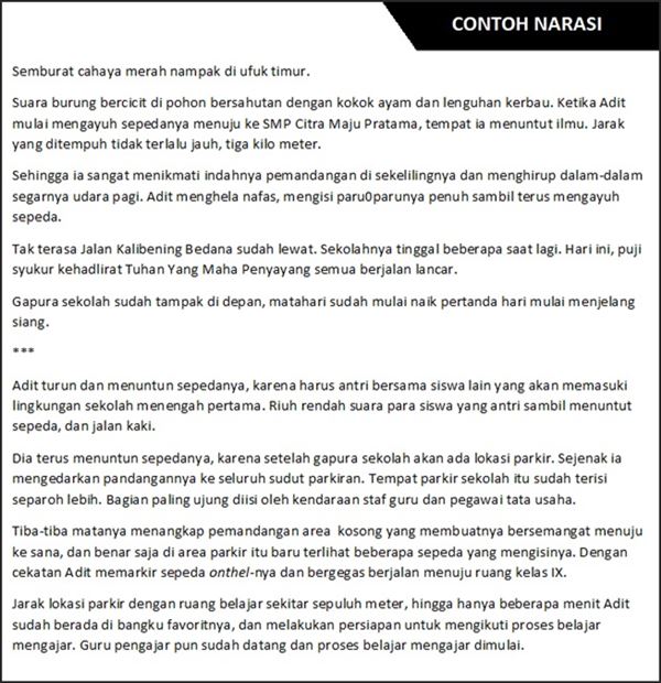 Detail Contoh Narasi Informatif Nomer 17