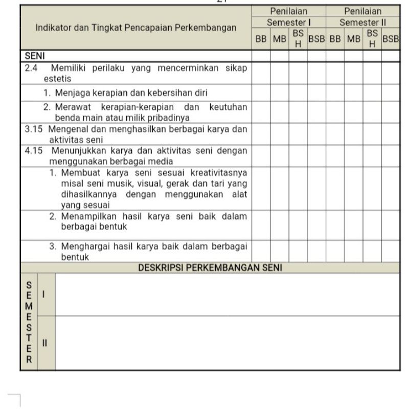 Detail Contoh Narasi Raport Tk Semester 1 Nomer 54