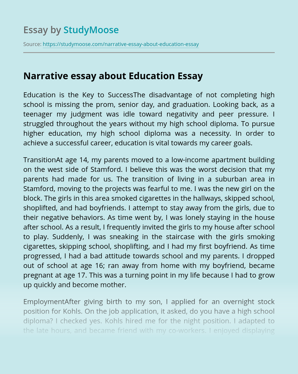 Detail Contoh Narrative Essay Nomer 24
