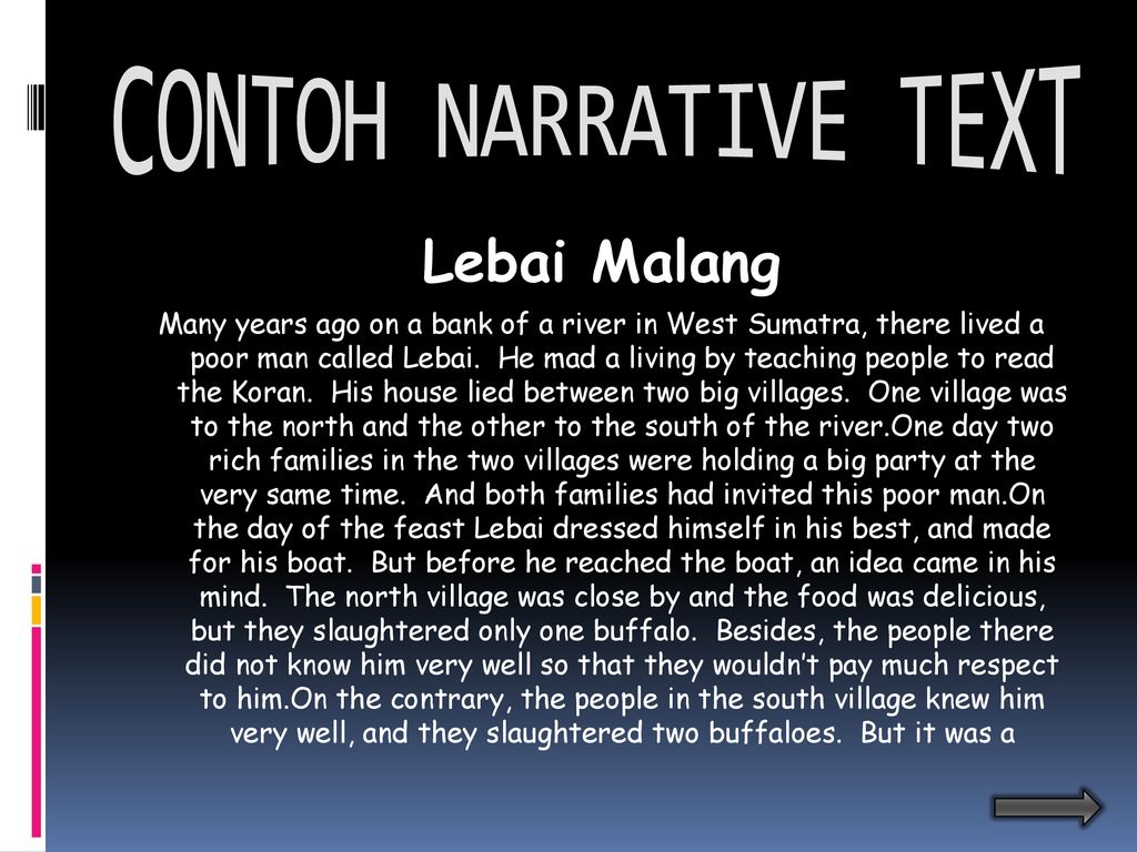 Detail Contoh Narrative Text Dengan Gambar Nomer 15