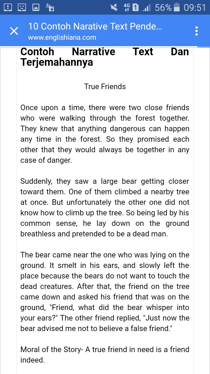 Detail Contoh Narrative Text Dengan Gambar Nomer 3