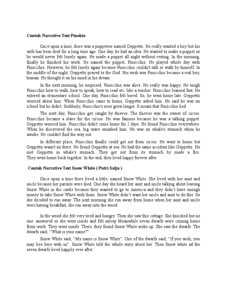 Detail Contoh Narrative Text Dengan Gambar Nomer 24