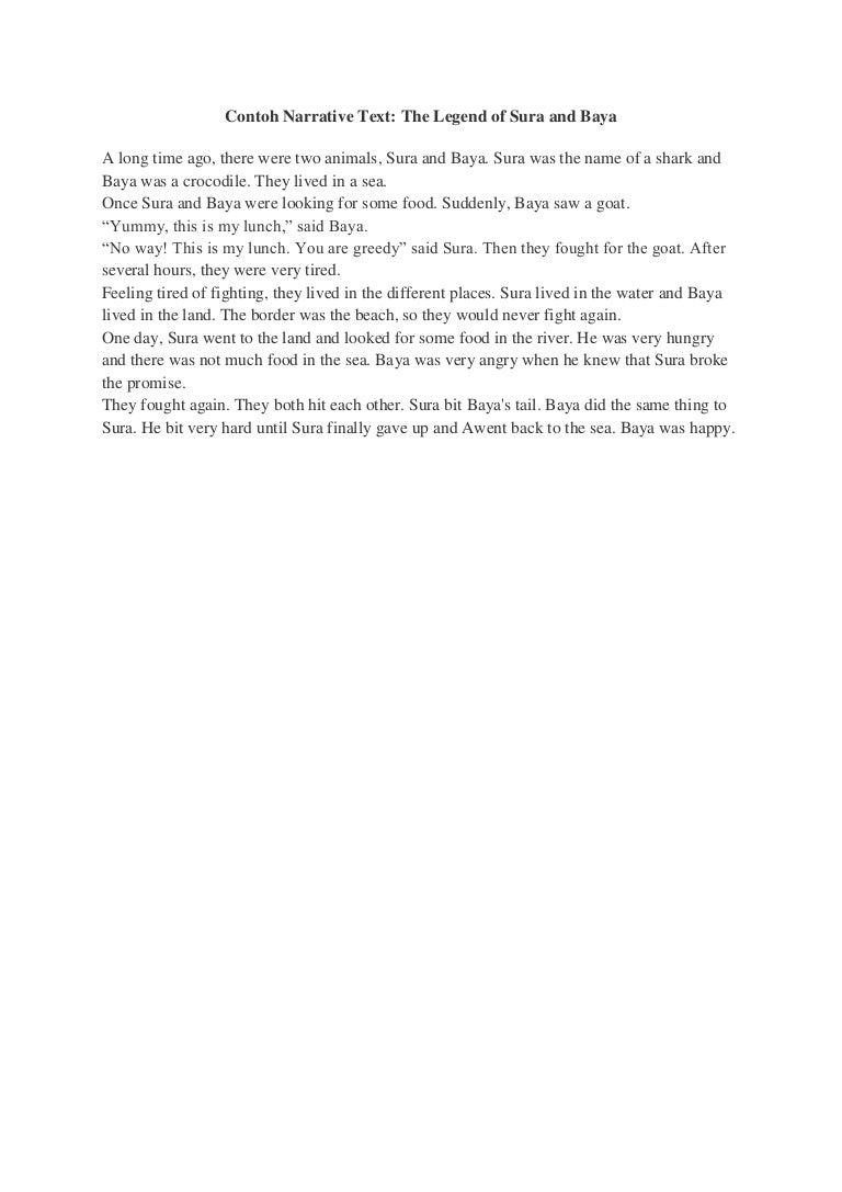Detail Contoh Narrative Text Dengan Gambar Nomer 27