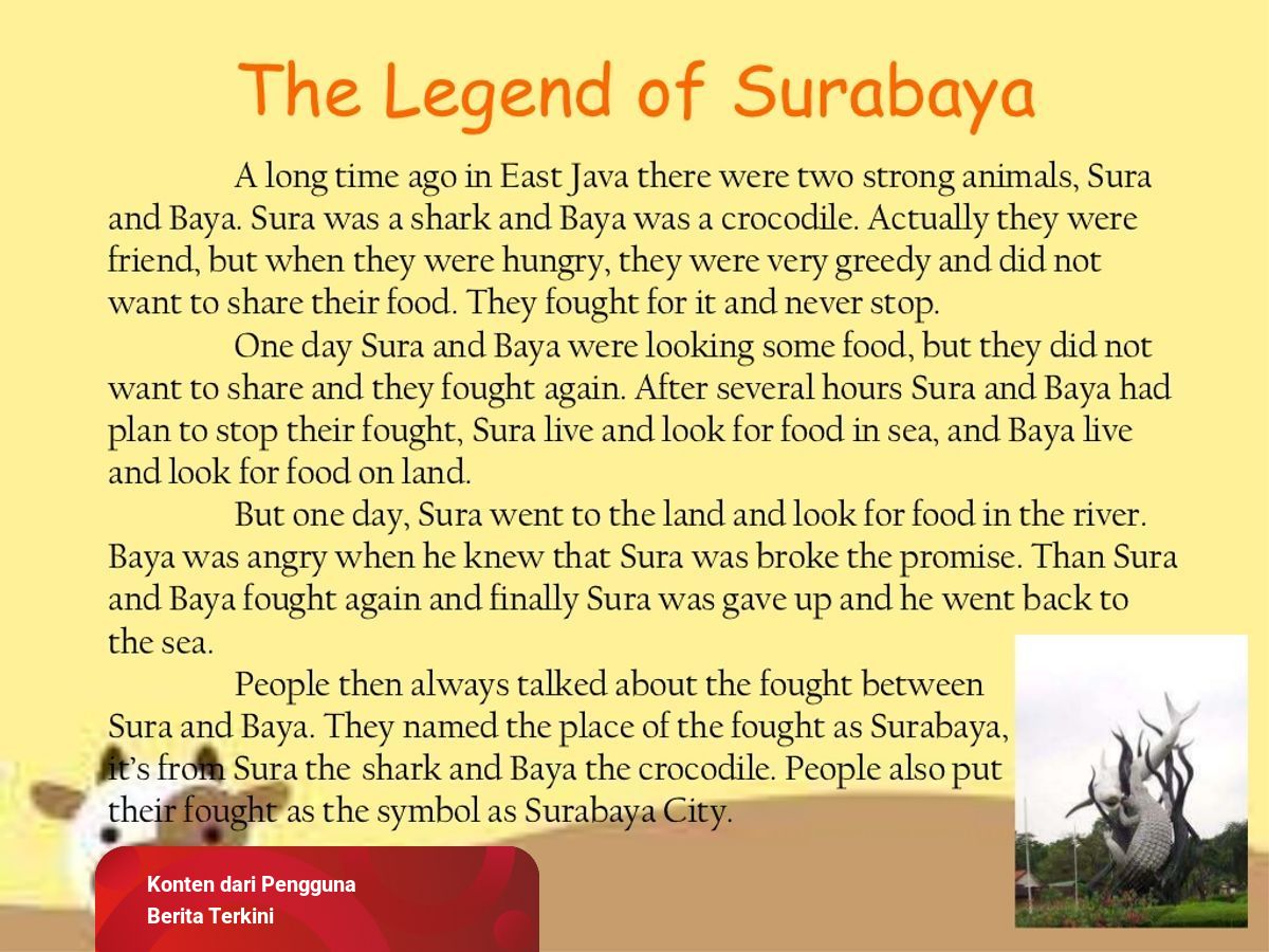 Detail Contoh Narrative Text Dengan Gambar Nomer 28