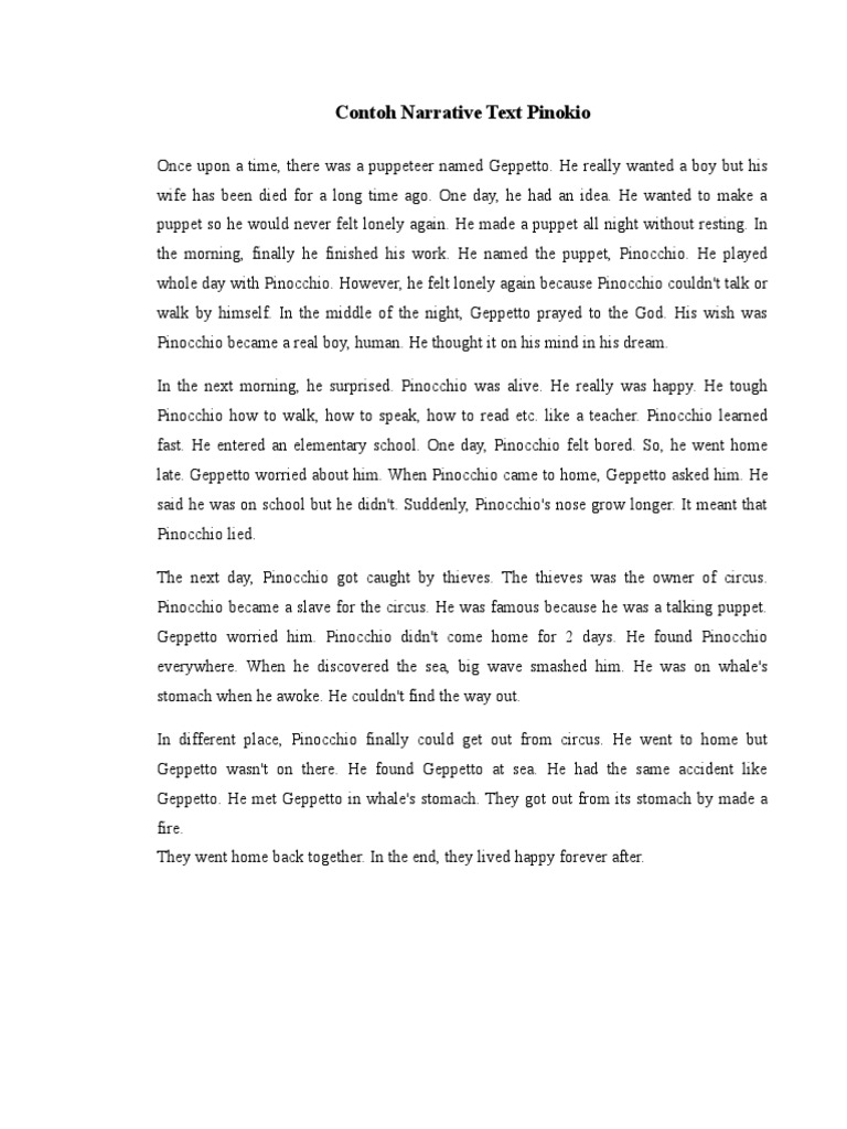 Detail Contoh Narrative Text Dengan Gambar Nomer 30