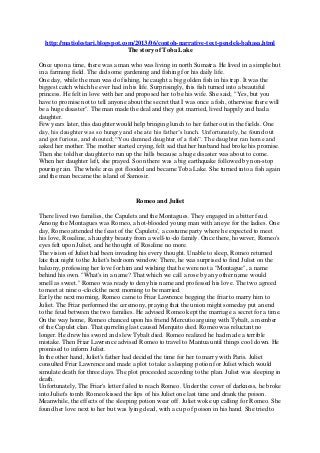 Detail Contoh Narrative Text Dengan Gambar Nomer 37