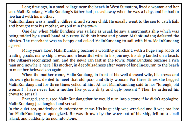 Detail Contoh Narrative Text Dengan Gambar Nomer 43