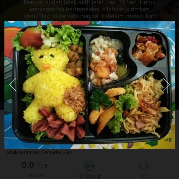 Detail Contoh Nasi Bento Ultah Anak Nomer 12