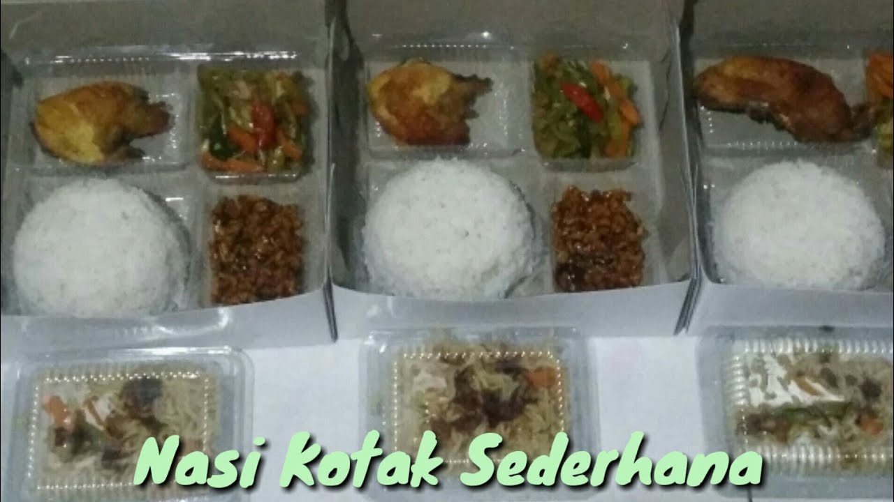 Detail Contoh Nasi Kotak Sederhana Nomer 50