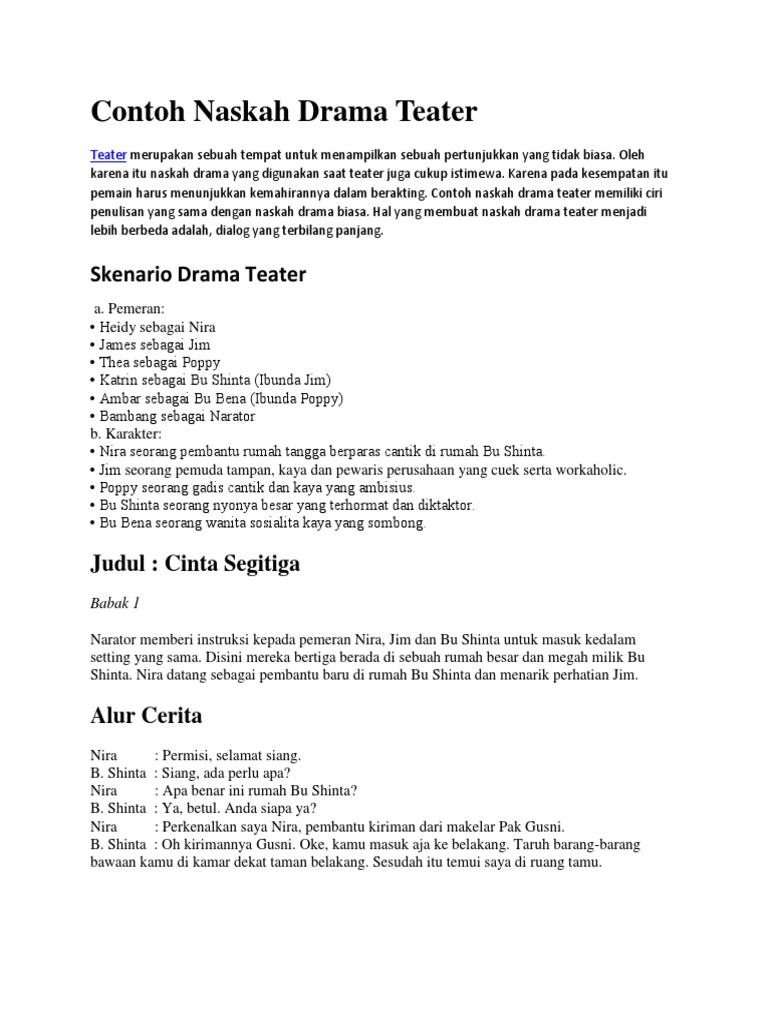 Detail Contoh Naskah Cerita Nomer 24