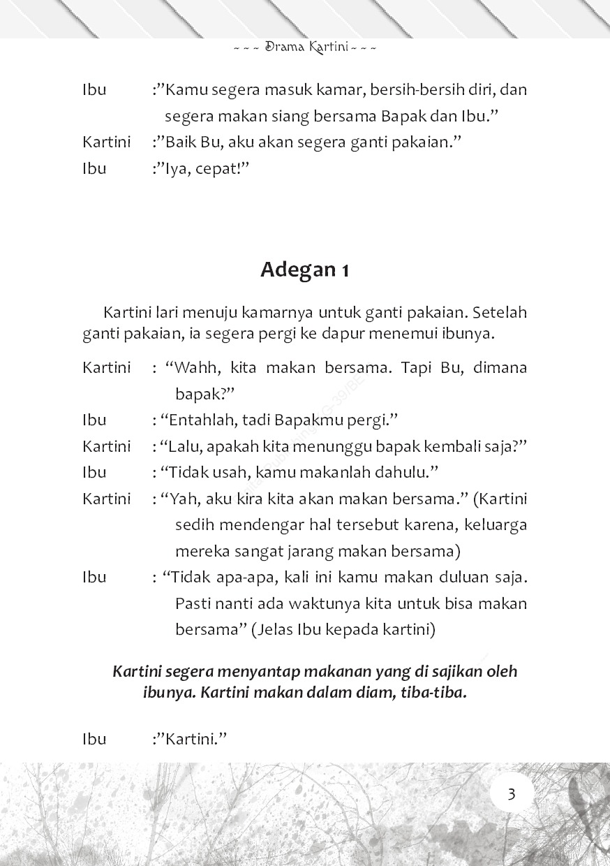 Detail Contoh Naskah Drama Teater Nomer 49