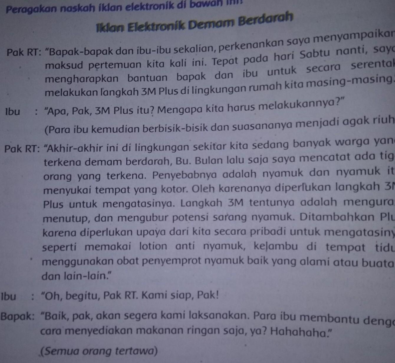 Detail Contoh Naskah Iklan Elektronik Koleksi Nomer 19