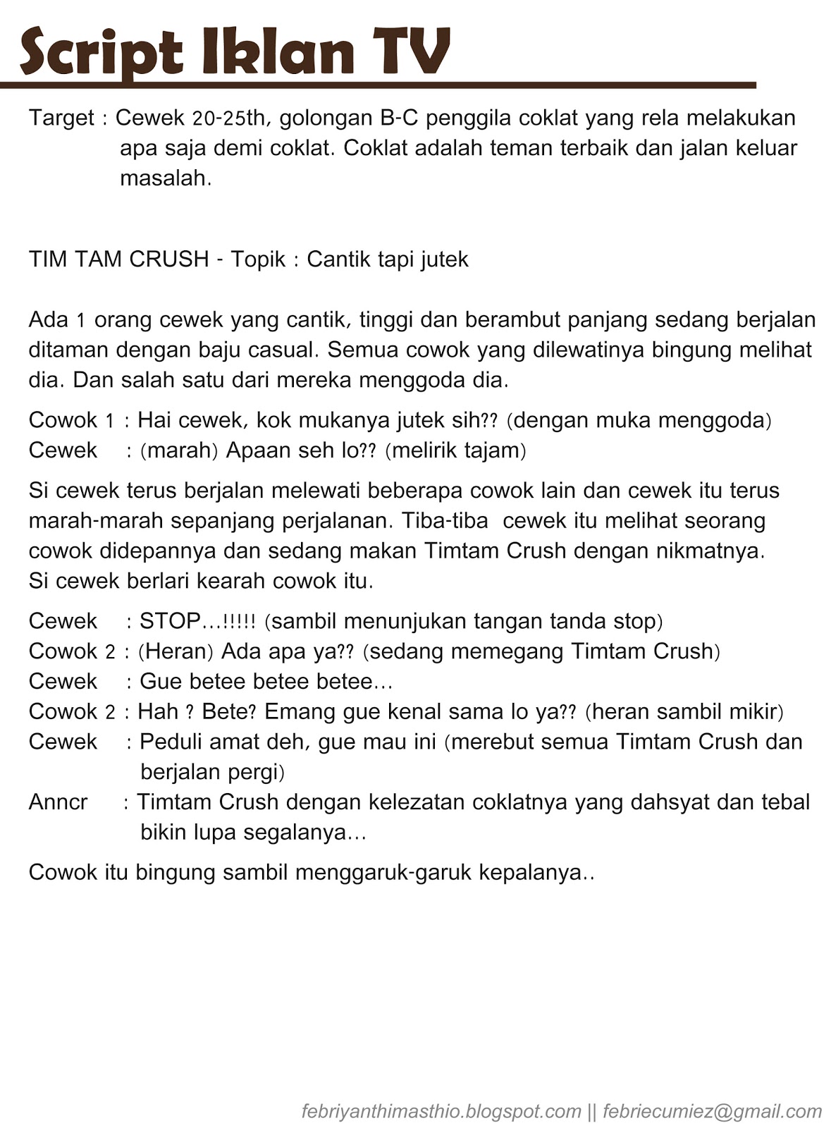 Detail Contoh Naskah Iklan Layanan Masyarakat Nomer 13