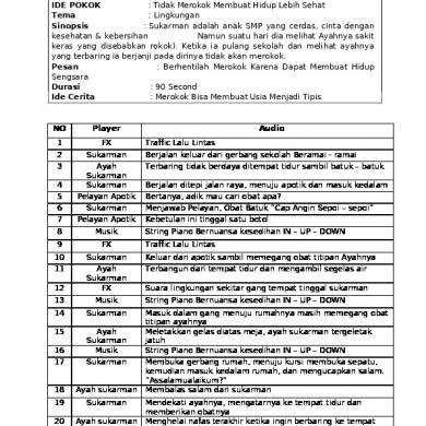 Detail Contoh Naskah Iklan Layanan Masyarakat Nomer 14