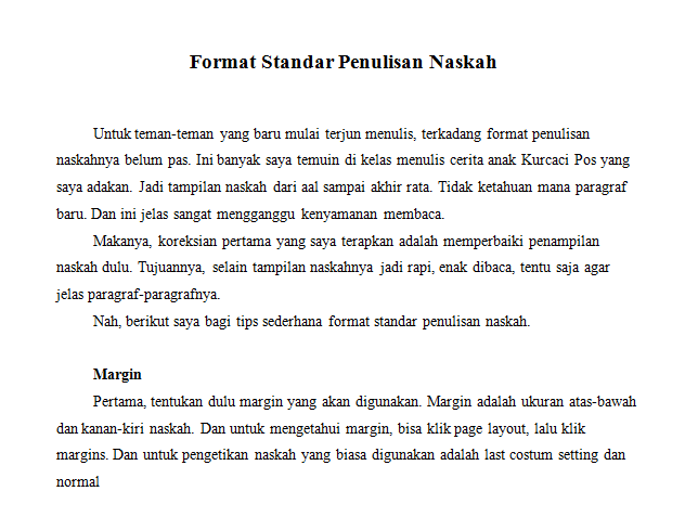 Detail Contoh Naskah Novel Nomer 19