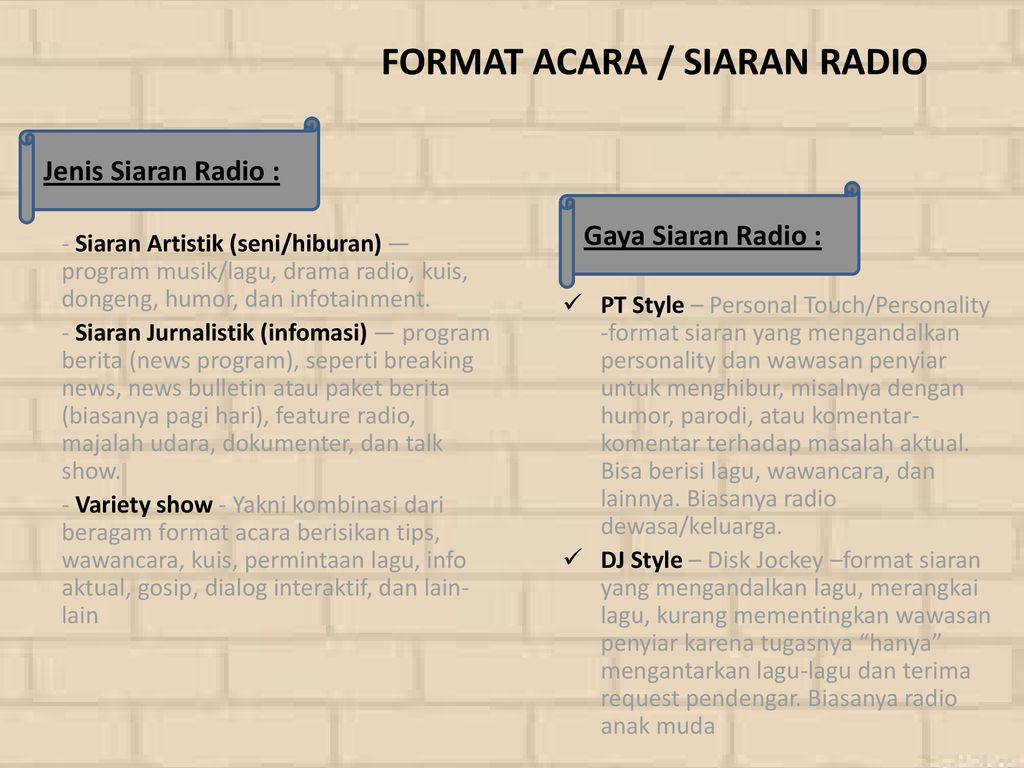 Detail Contoh Naskah Siaran Radio Anak Muda Nomer 45