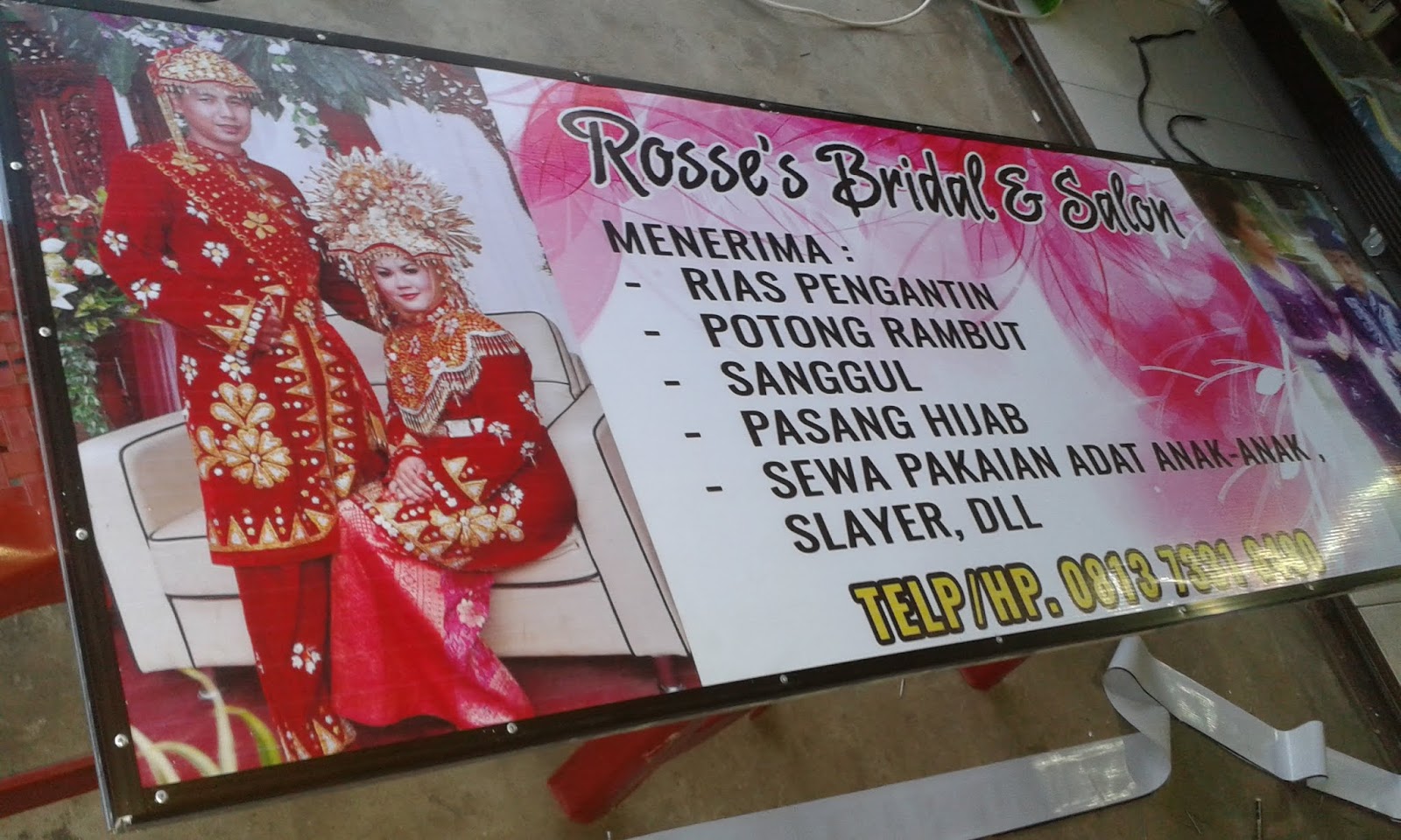 Detail Contoh Neon Box Rias Pengantin Nomer 16