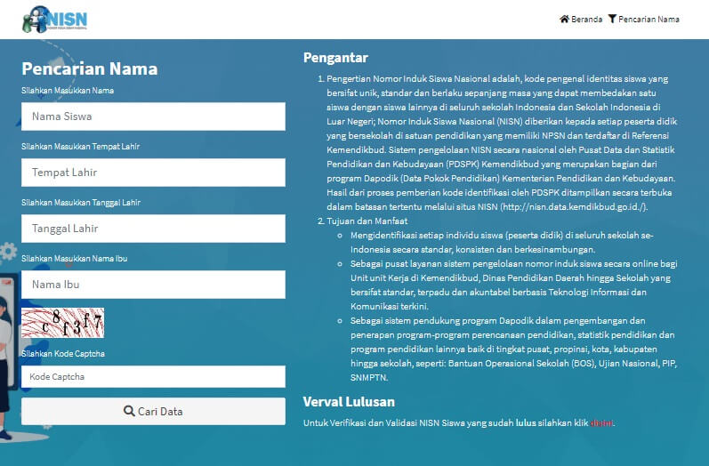 Detail Contoh Nik Siswa Nomer 41