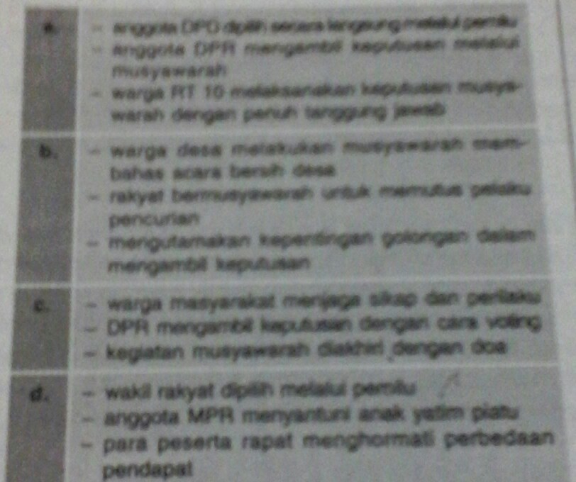 Detail Contoh Nilai Kerakyatan Nomer 10