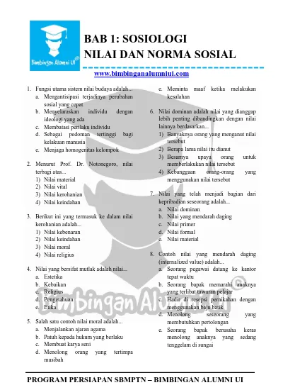 Detail Contoh Nilai Material Nomer 25