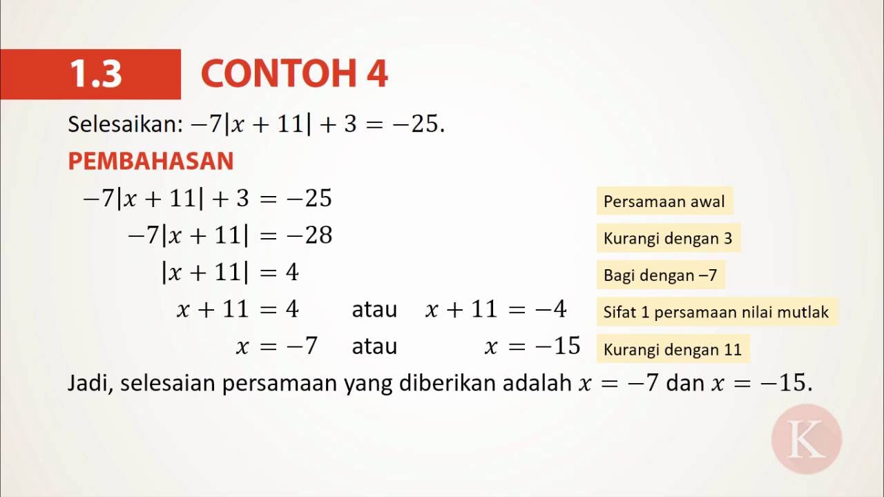 Detail Contoh Nilai Mutlak Nomer 16