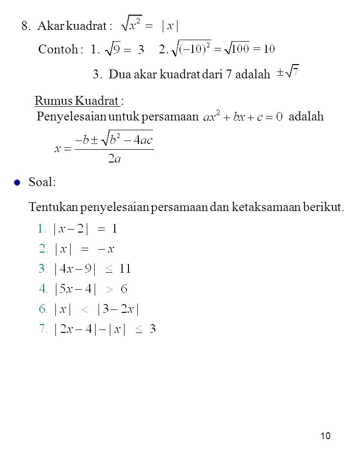 Detail Contoh Nilai Mutlak Nomer 55