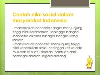 Detail Contoh Nilai Sosial Budaya Nomer 2