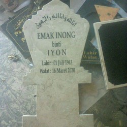 Detail Contoh Nisan Makam Nomer 54