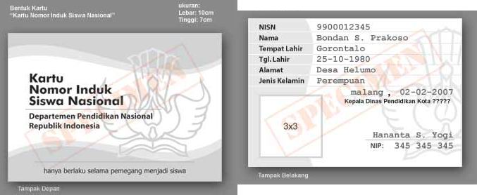 Detail Contoh Nisn Sd Nomer 32