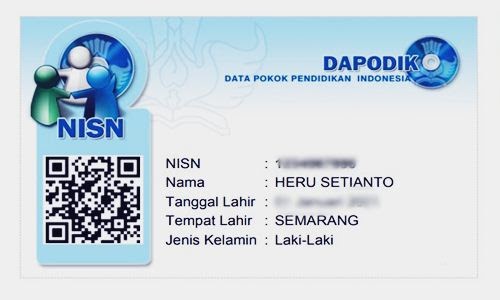 Detail Contoh Nisn Sd Nomer 7