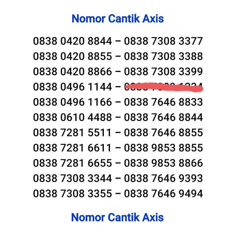 Contoh No Axis - KibrisPDR