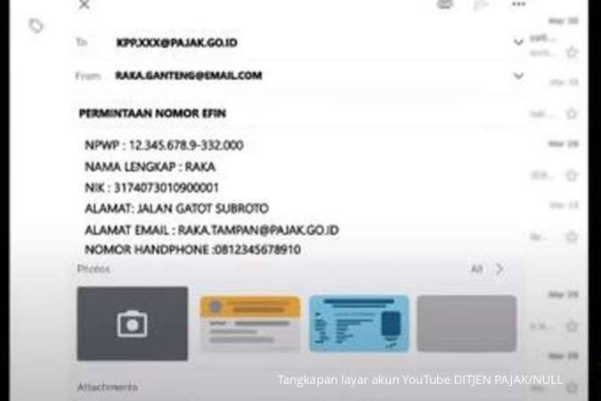 Download Contoh No Efin Pajak Nomer 35