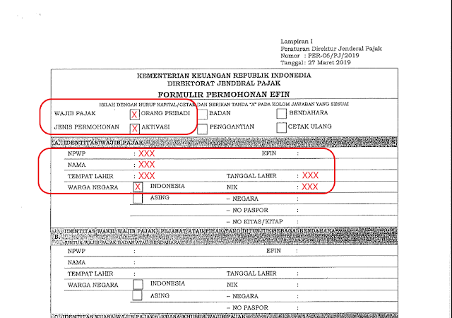 Detail Contoh No Efin Pajak Nomer 48