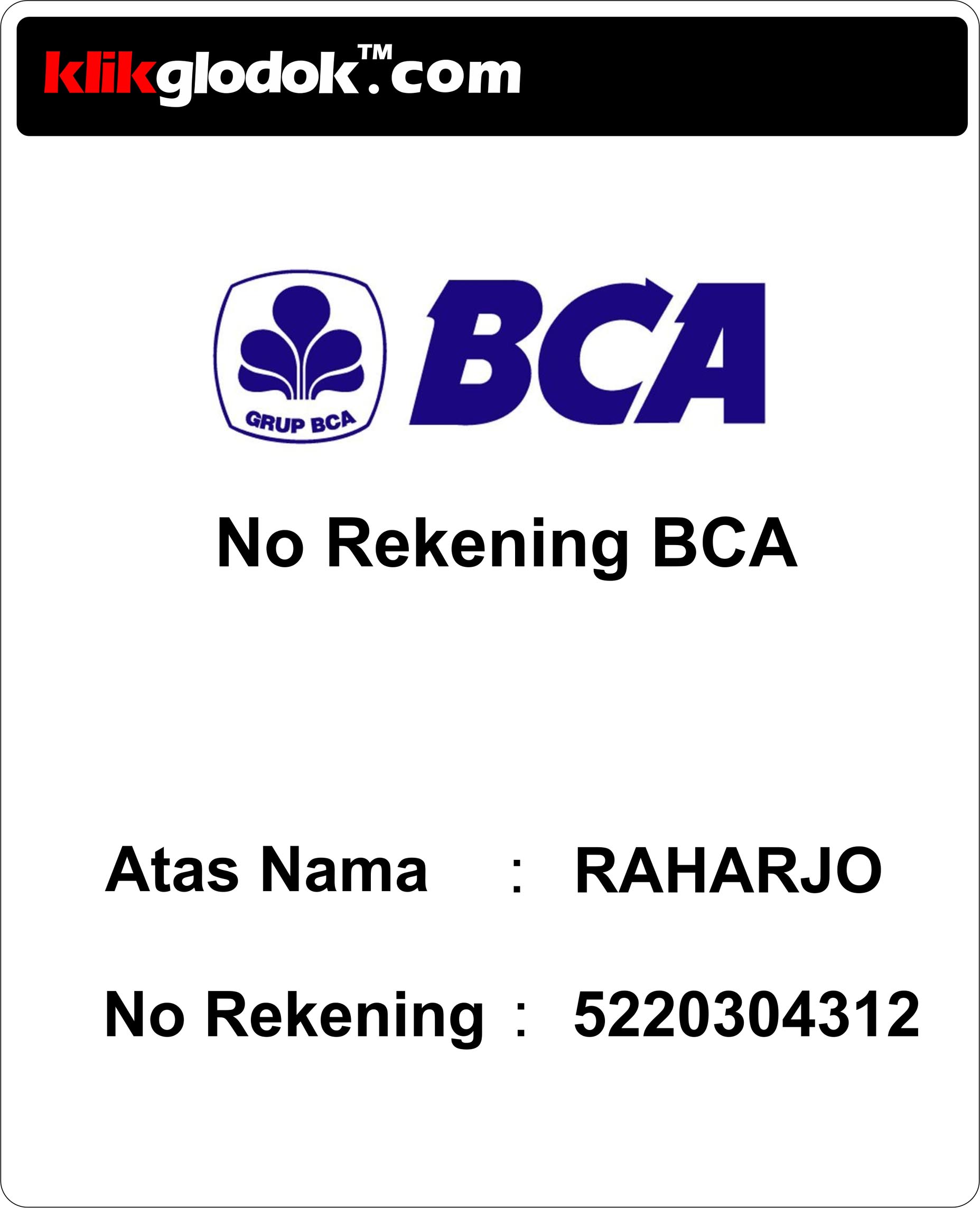 Contoh No Rekening Bca - KibrisPDR