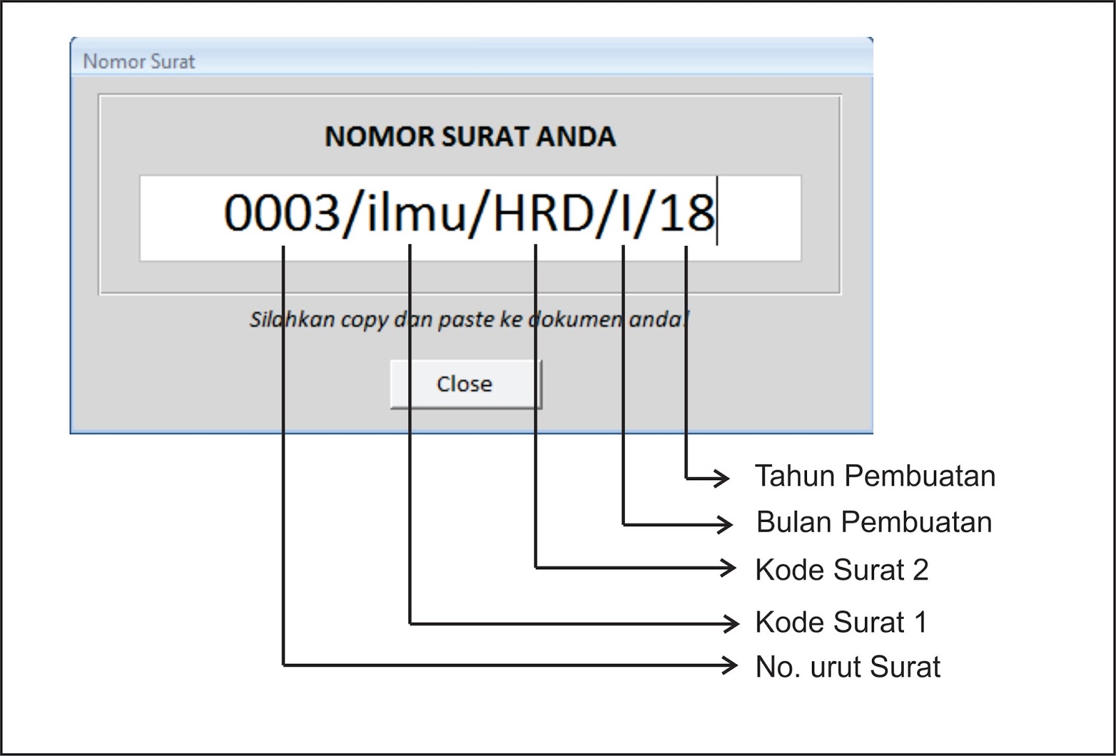 Detail Contoh No Surat Nomer 8