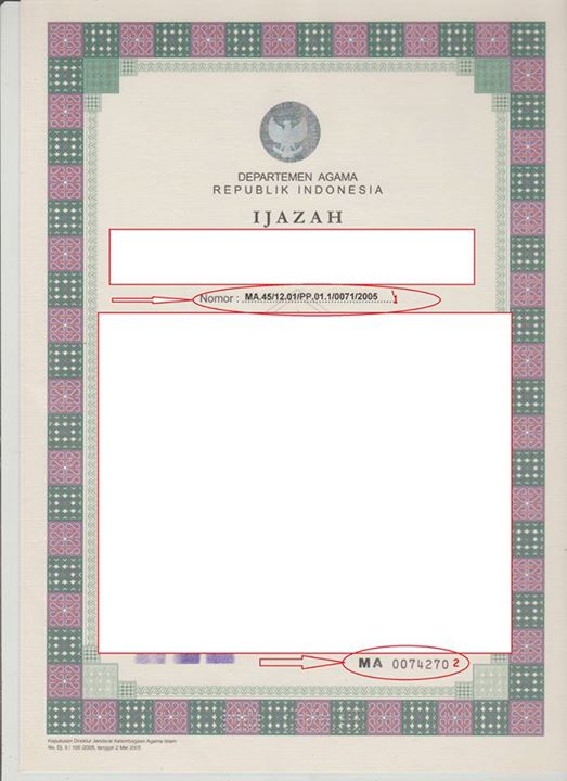 Detail Contoh Nomer Ijazah Nomer 30