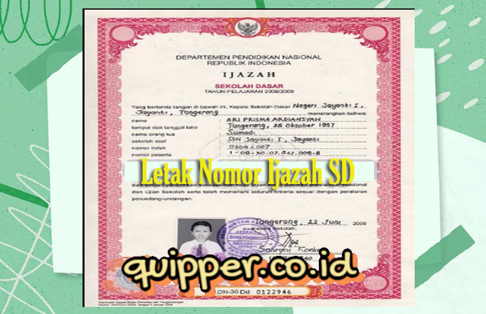 Detail Contoh Nomer Ijazah Nomer 39