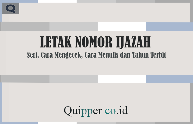 Detail Contoh Nomor Ijazah S1 Nomer 34