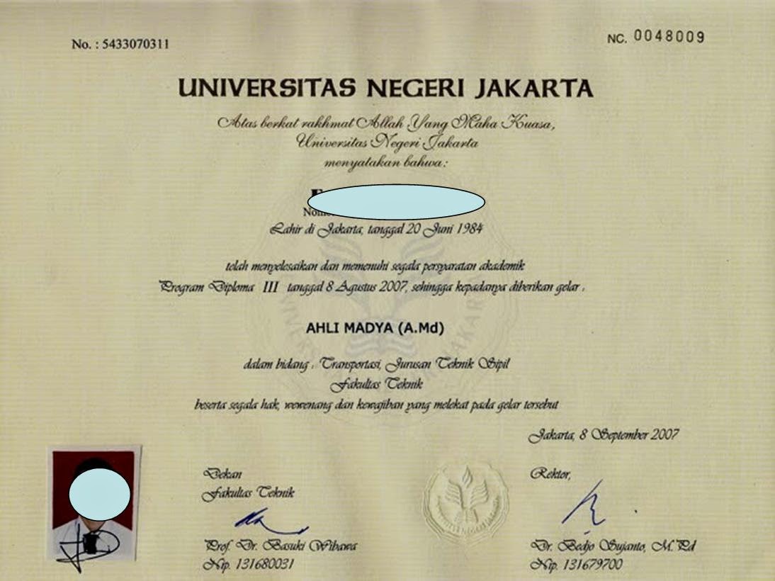 Detail Contoh Nomor Ijazah S1 Nomer 38