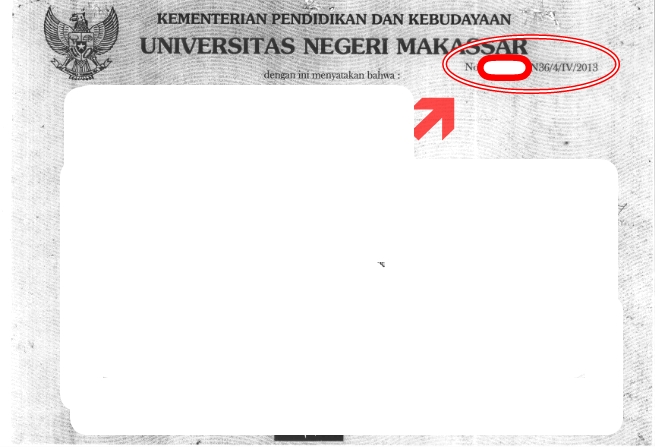 Detail Contoh Nomor Ijazah S1 Nomer 40