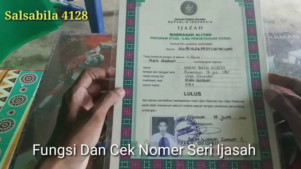 Detail Contoh Nomor Ijazah Smk Nomer 44