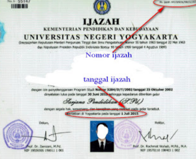 Detail Contoh Nomor Ijazah Smp Nomer 16